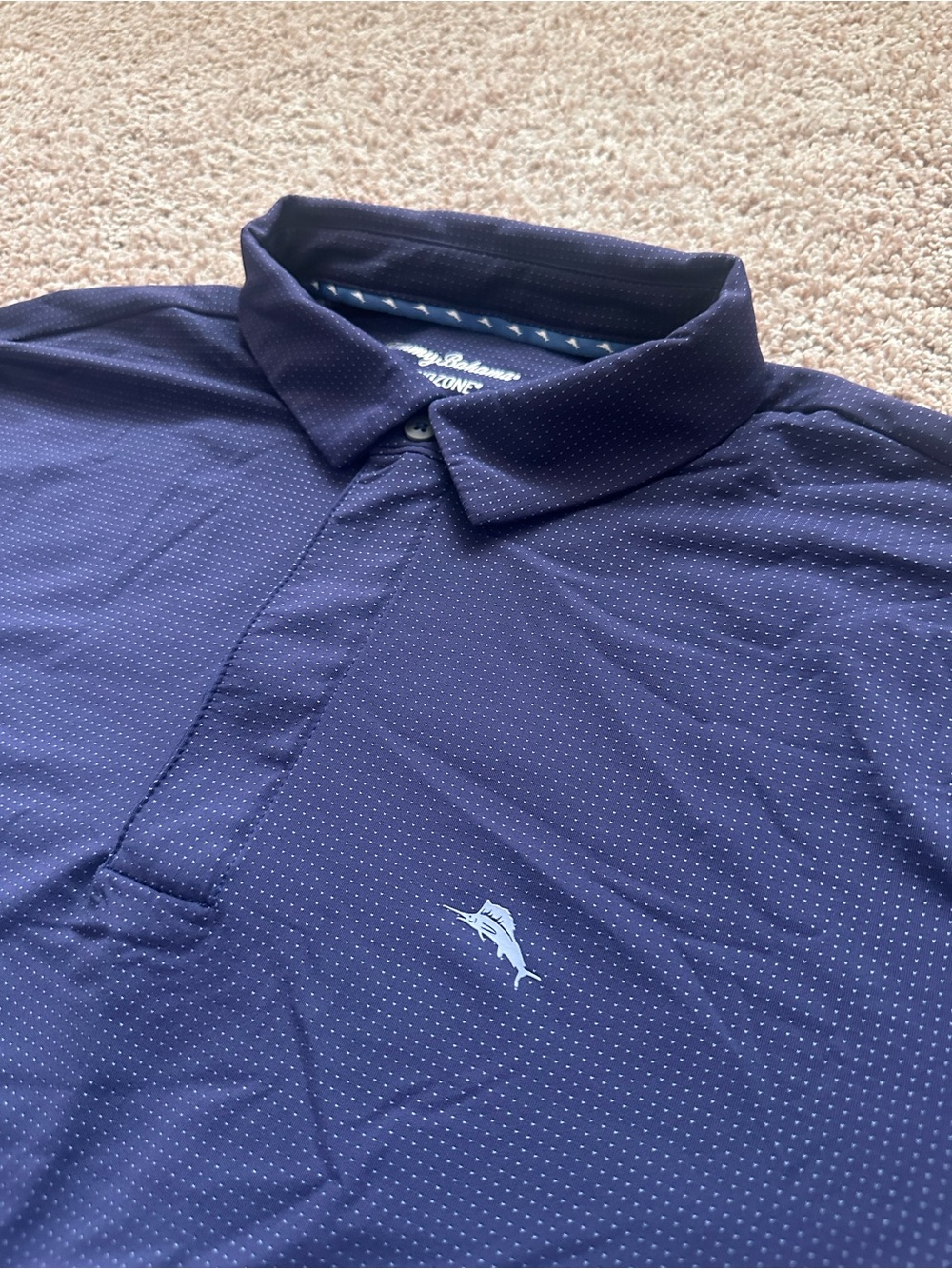 Tommy Bahama Palm Desert Oasis IslandZone Polo Shirt Men's Large Blue